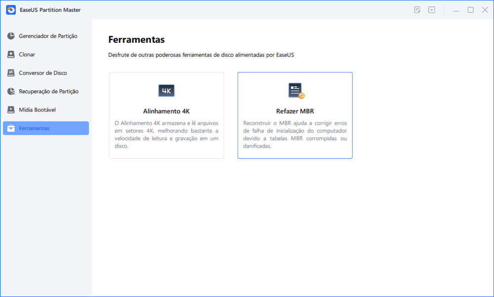 refazer MBR