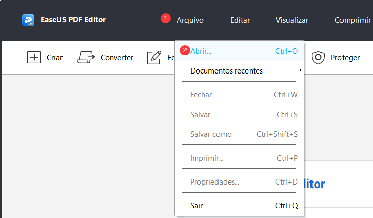 abrir o arquivo pdf