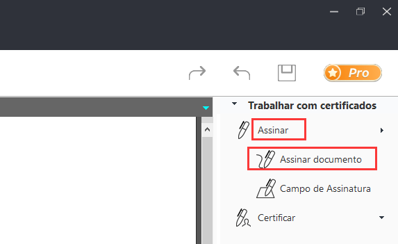 assinar pdf